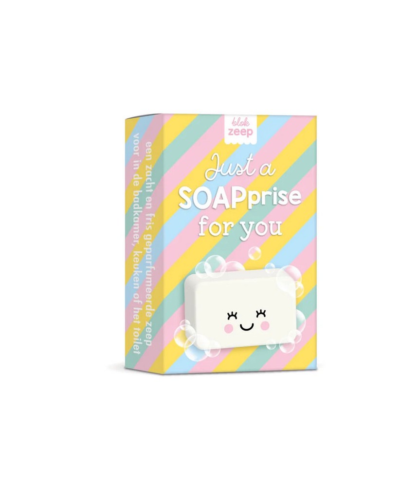 Zeepje just a SOAPprise for you (gekleurd)