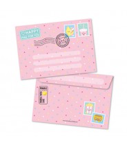 Envelop roze happy mail studio schatkist
