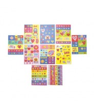 Ooly - Stickiville Stickers - Book - Happy Hearts