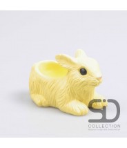Mini bloempotje konijn geel