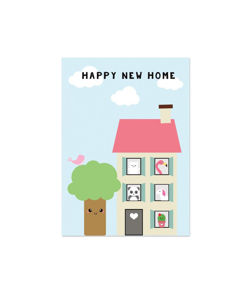 Kaart "happy new home"