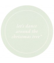 Stickers Let's dance around the christmas tree